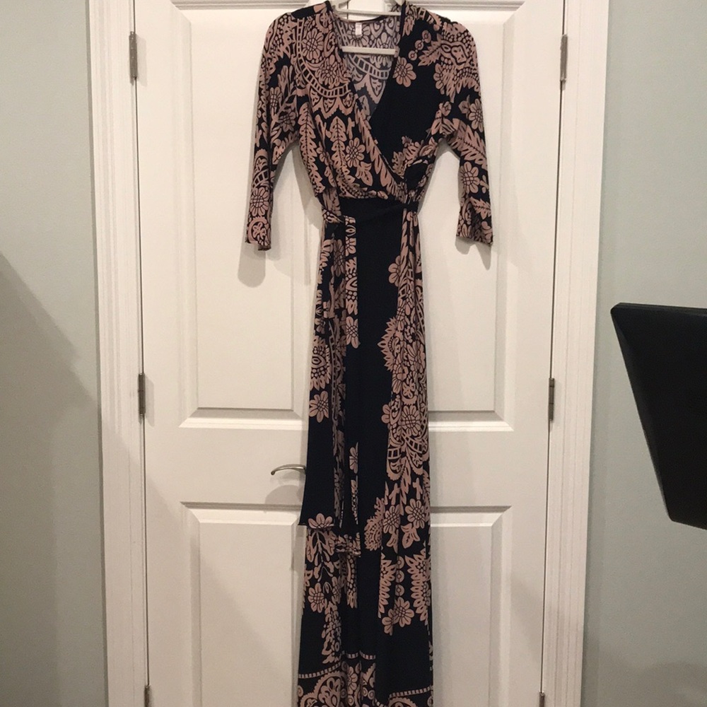 Floral print maxi dress